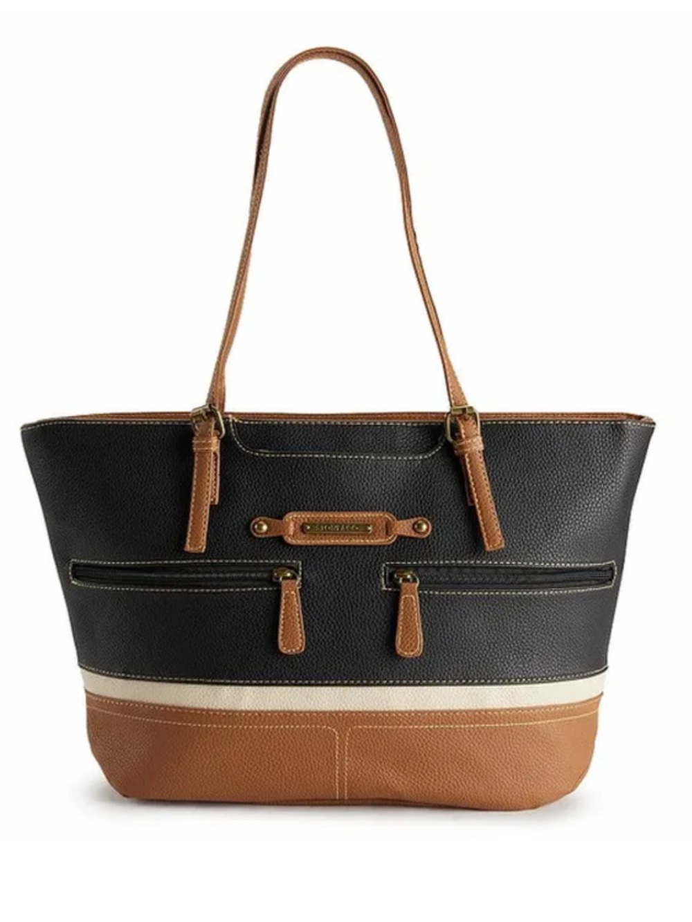 New Stone Mountain USA Shoulder Bag Tote Bonded Leather